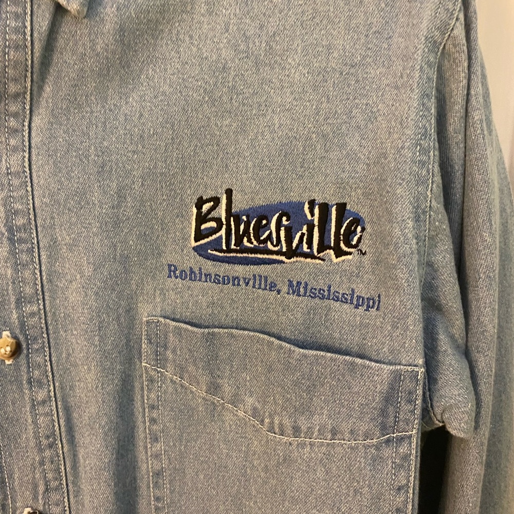 Bluesville Clothing Company Light Denim Botton Down